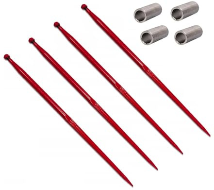 4x Frontladerzinken M 22X1,5 1100mm 110cm Ballenzinken für Frontlader +4 Buchsen