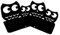 Une paire de serre-livres en métal antidérapants pour enfants - Serre-livres en forme de hibou - Cadeaux Noir
