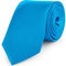 Ladeheid Herren Breite Krawatte KP-8 (150cm x 8cm, Blau)