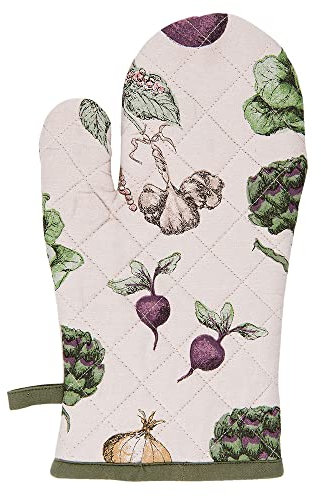 Clayre & Eef TKG44 Ofenhandschuh/Küchenhandschuh Gemüse Grün