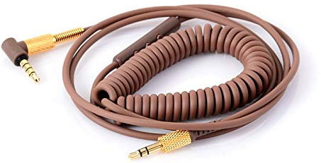 Cavo audio di ricambio per cuffie Marshall Major II Monitor MID con microfono e controllo volume remoto Earthen