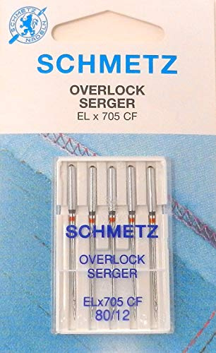 SCHMETZ Overlocknadeln EL x 705 CF (Jersey) für Singer S14-78 St. 80