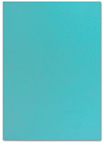 100 DIN A5 Einzelkarten Papierbögen - Türkis - 240 g/m² - 14,8 x 21 cm - Bastelbogen Tonpapier Fotokarton Bastelpapier Tonkarton - FarbenFroh