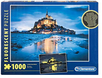 Clementoni Fluorescent Puzzle Le Mont Saint Michel 1000 Teile