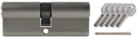 1x Profilzylinder 90 mm 45/45 mm +5 Schlüssel Zylinder Tür verschiedenschließend