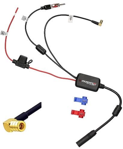 Audioproject A391 - DAB Adapter für Autoradio Verstärker DAB Splitter Autoradio SMB Adapter DIN für Sony Pioneer JVC Kenwood Blaupunkt Alpine DAB Antennensplitter DAB Antenne Auto