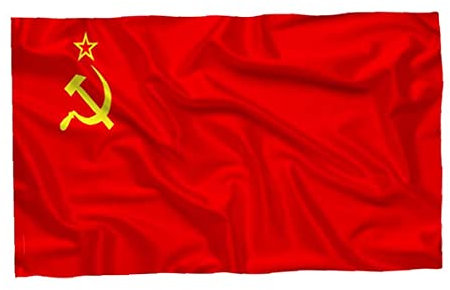 Pollici 35.4x59 Grande Bandiera Grande Unione Sovietica Bandiera Banner in Poliestere Stampato Unione Sovietica Bandiera Nazionale con Occhielli in Ottone