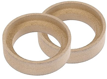 X AUTOHAUX 2Pcs Car Speaker Spacer Ring 50mm ID for 1.2 Inch Speakers
