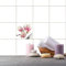 FoLIESEN Fliesenaufkleber - Deko-Bild für Bad, Küche, Badezimmer - Dekoration Fliesen-Bild selbstklebend - Magnolie, Fliese - Bild (BxH):15x20 cm - 3 Stück