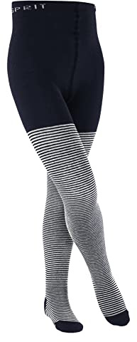 ESPRIT Unisex Kinder Fine Stripe K Ti Baumwolle Dick Gemustert 1 Stück Strumpfhose (1er Pack)
