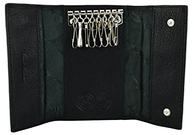 CONTE MASSIMO Porte-clés Homme Femme, Cuir Véritable