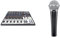 Consoles Sono et Studio Behringer - Xenyx X1204 USB & Shure SM58-Lce Microphone Dynamique Cardioïde pour la Voix, Utilisation Professionnelle en Spectacle