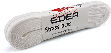 EDEA Schlittschuh Schnürsenkel mit Kristallen, weiß, Größe: 240