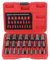 Topiky 25 teiliges Bolzenausdreher Schraubenausdreher Set, Beschädigtes Schraubenausdreher Kit Chrom Molybdän Stahl Sechskantbolzen Ausdreher Set mit Tragetasche Zum Entfernen