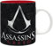 ABYSTYLE ASSASSIN'S CREED Taza Crest negro y rojo
