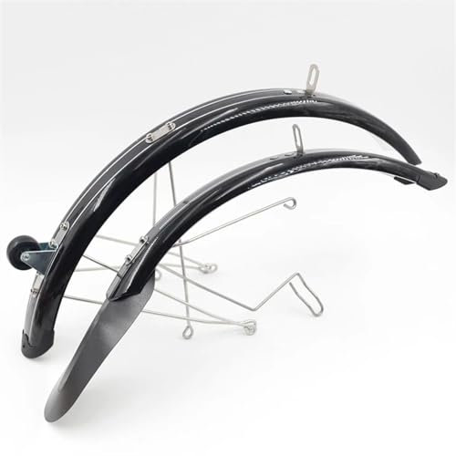 Schutzbleche Fahrradschutzblech for Brompton Schutzblech mit Schutzblechstreben for c line a line (Color : Front and Rear)