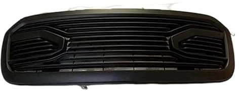 BEROZA Front Kühlergrill Ersatz, für Dodge RAM 1500 2013–2018 Frontstoßstangenmaske Auto Grill Modifiziertes Zubehör