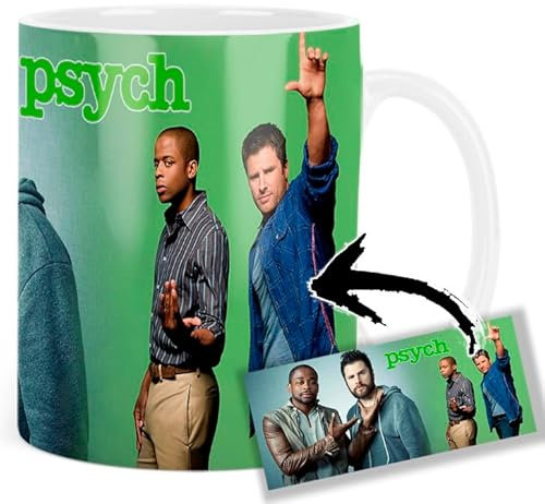 Psych James Roday Dule Hill Tasse Keramikbecher Mug