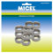 MICEL - 91885 - Ovalillo para Pernio de Puerta en Acero Inoxidable, Arandela para Bisagra, Acabado en acero, 10,5 x 10,5 x 3 mm