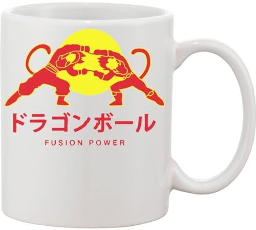 Fusion Power Energy Drink Style Design Ceramic Mug White