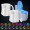 HOTUT Luce Notturna LED per WC con Sensore di Movimento, 16 Colori Che Cambiano, Lampada Igienica a Batteria per Bagno e Toilette