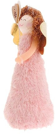 LABRIMP Weihnachtsengel Stehend Als Baumspitze Dekoration Für Weihnachtsbaum Festbedarf Einfach Zu Verwenden