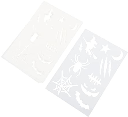 SHINEOFI 20pièces Lot De Pochoirs Pour Halloween Motifs De Citrouille Pour Dessin Et Peinture Diy