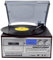 Tocadiscos Retro 9 En 1, Tocadiscos De Vinilo, Radio AM/FM, Sistema De Audio Con Tocadiscos De 3 Velocidades, Parlantes Incorporados, Salida De Audio Independiente, Para Entretenimiento/oficina
