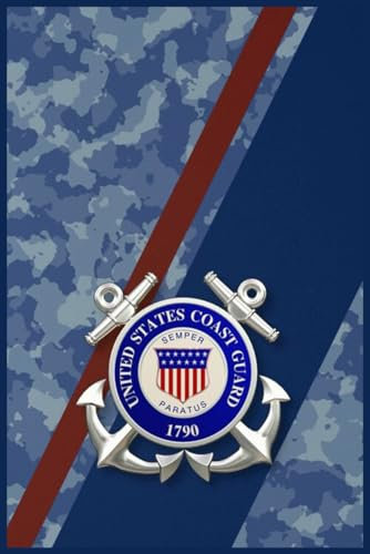 United States Coast Guard Journal: 6x9 Inch Notebook – Glossy Cover, 110 Lined Pages