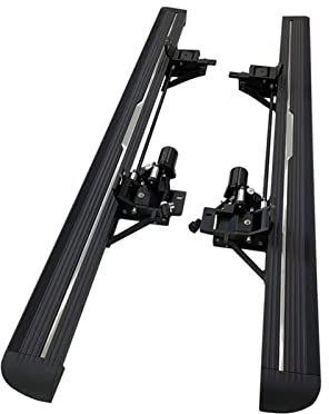 Marchepied électrique en aluminium noir for Suv tout-terrain 4x4, barre latérale de voiture électrique, pédale Compatible avec Land Rover Range Rover L322