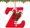26 Letter Ornaments Christmas Tree Decoration Personalized Letter Christmas Hanging Pendant Xmas Alphabet Letters for DIY Craft Ornaments (Z)