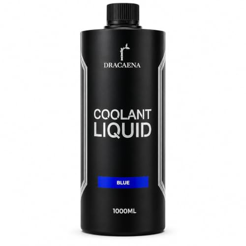 Dracaena.io PC-Kühlflüssigkeit, farbige Flüssigkeit, neue Formel, vorgemischte Lösung für Computer-Kühlsysteme, 1000 ml, Blau