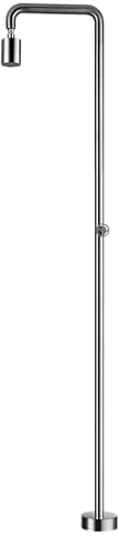GALYON IMEX Duschstange für den Außenbereich, GPP001/AC Serie POOL, aus Stahl S.316, korrosionsbeständig, Diffusor Ø80 mm, Antikalk-Hahn, 360° drehbar, ideal für Garten oder P