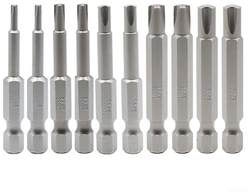 Exquisite Verarbeitung Y3 Y4 Y5 Y6 Y8 Schraubendreher-Bits, 5-teiliges Y-Typ-Bit-Set, magnetischer Tri-Wing, 50 mm, keine Beschädigung der Schrauben