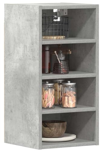 Myheimly Hängeschrank Betongrau 30x29,5x60 cm Holzwerkstoff Küchenschrank Küchenzeile Küchenmöbel Unterschrank Küchenunterschrank Schrank