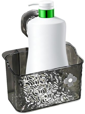 Saug-Hand-Aufbewahrung, Duschregal zum Absaugen | Aufbewahrungsregal für die Hand zum Absaugen, an der Wand montierter Korb mit Löchern für Wasserfilter, platzsparend für