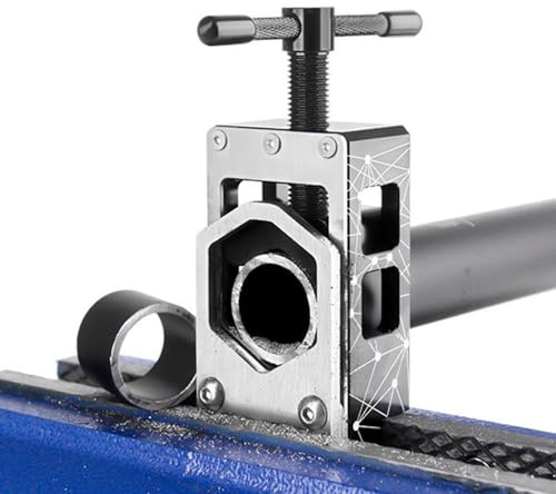 Guide de scie à vélo – 11,4 cm en aluminium et acier inoxydable | Guide de scie de coupe de guidon | Tube de direction de fourche de VTT pour une coupe précise des tubes en fibre de carbone et en