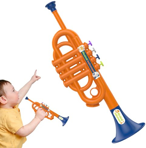 Trompete Trompeten Set,Trompete Spielzeug Für Musikinstrumente, Spieltrompete Für Kinder - Frühes Musikinstrument Für Die Kindheit,Für Kinder, Kupferinstrument, Lernspielzeug