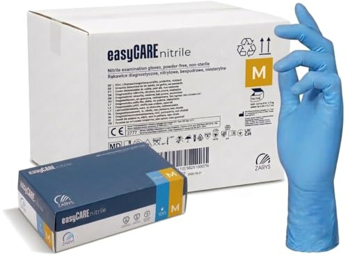 Generico 1000 Guanti Blu in Nitrile ULTRASOFT, Guanti Monouso Professionali, Senza Lattice e Polvere, Uso Medico, Alimentare, Industriale, Microruvidi, Resistenti e Confortevoli, Cartone Taglia M