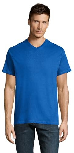 SOL´S V-Neck T-Shirt Victory, Größe:M, Farbe:Royal Blue