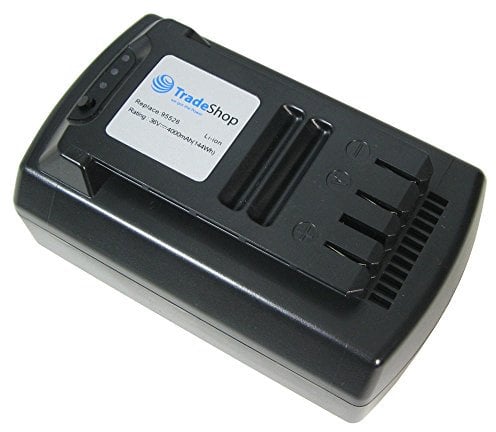 Li-Ion Akku 36V / 4000mAh ersetzt Güde 95526 95543 passend für Akku-Rasenmäher 370/36 95540/95650, Akku-Rasenmäher 430/36 95545/95655, Kettensäge 300/36 95680/95660, Freischneider