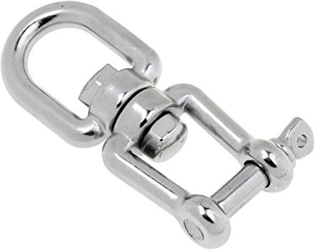 Émerillon Manilles Chaînes d'ancrage d'amarrage prosty Pivotant en 304 pour Bateau Marine, 8mm