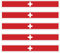 benobler 5 x Aufkleber Schweiz f. KFZ Auto Motorrad Boot Flagge Fahne Suisse