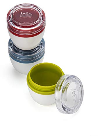 Joie Set 3 Bottles Sauces, Multicolour, 5 X 5 X 5 CM