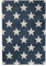Carpeto Modern Teppich Blau 200 x 290 cm Stern Muster Canvas Kollektion