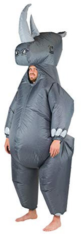 Bodysocks Aufblasbares Riese Rhino Nashorn Kostüm
