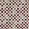 Kt KILOtela - Polsterstoff - Dekostoff - Gobelin Jacquard - 280 cm Breite - Meterware ab 0,5 m - Preis Gilt für 0,5 m | Kariet, Klein - Rot, Orange, Grün, Blau, Beige