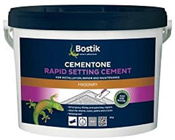 3 x BOSTIK 10kg Cementone rapid fast setting repair cement quick drying concrete