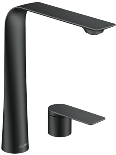 Duravit D.1 2-Loch Waschtischarmatur Schwarz Matt 23.45.253mm