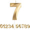 URAQT Geburtstag Zahl Kerzen, Gold Glitzer Geburtstagskerzen, Dekorative Geburtstagstorte, Hochzeitsparty, Abschlussfeier Usw 7